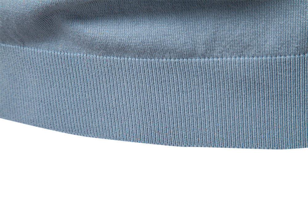 Men's Short Sleeved Knitted Polo Shirts