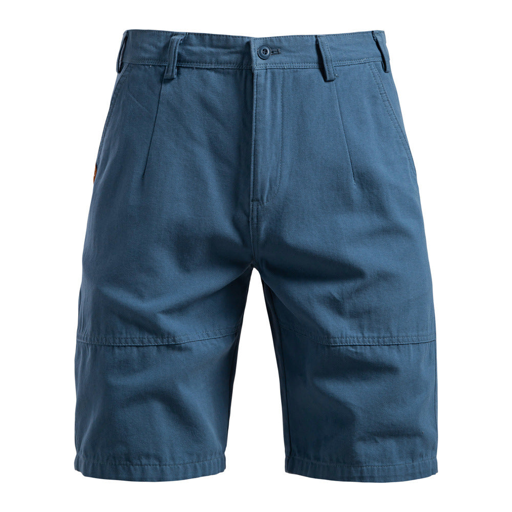 Men’s Solid Utility Workwear Cotton Shorts