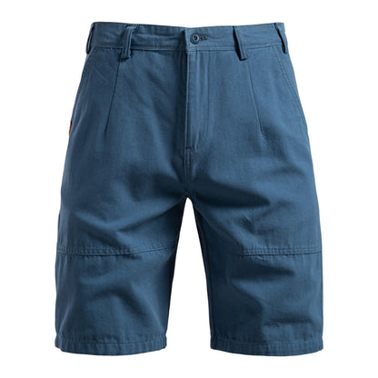 Men’s Solid Utility Workwear Cotton Shorts