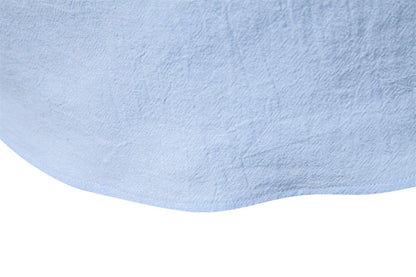 Men's Short Sleeve Cotton Linen Henley Shirts