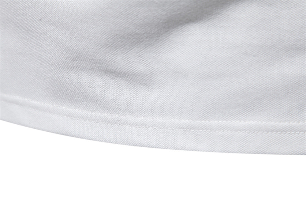 Men’s Gradient Floral Cotton Polo Shirts