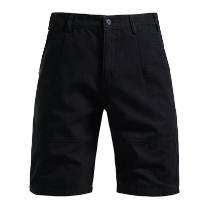 Men’s Solid Utility Workwear Cotton Shorts