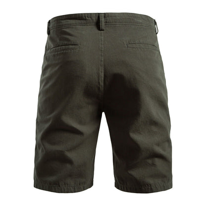 Men’s Solid Utility Workwear Cotton Shorts
