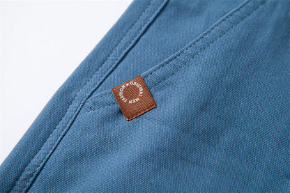 Men’s Solid Utility Workwear Cotton Shorts