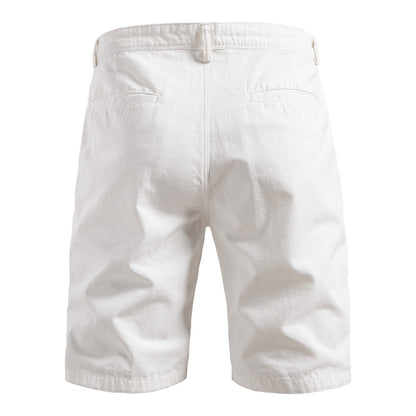 Men’s Solid Utility Workwear Cotton Shorts