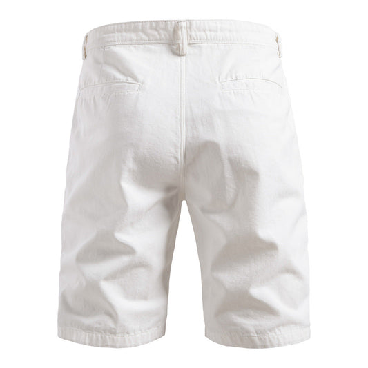 Men’s Solid Utility Workwear Cotton Shorts
