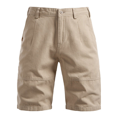 Men’s Solid Utility Workwear Cotton Shorts