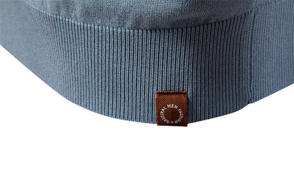 Men's Short Sleeved Knitted Polo Shirts