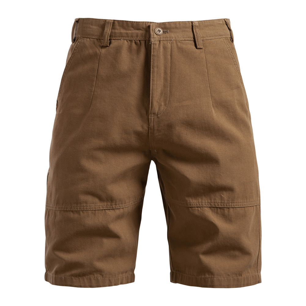 Men’s Solid Utility Workwear Cotton Shorts