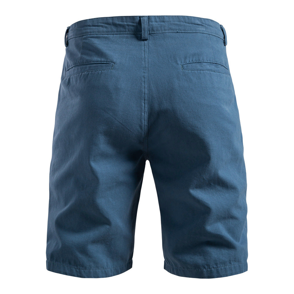 Men’s Solid Utility Workwear Cotton Shorts