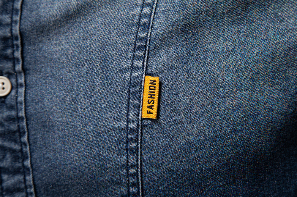 Men's Casual Long Sleeve Denim Shirts