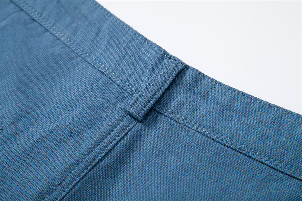 Men’s Solid Utility Workwear Cotton Shorts