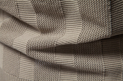 Men’s Striped Knit Polo Shirts