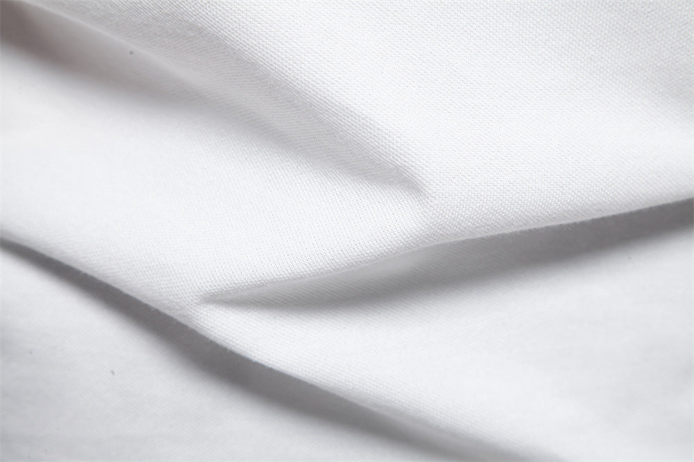 Men’s Gradient Floral Cotton Polo Shirts