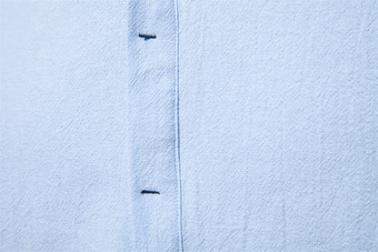 Men's Short Sleeve Cotton Linen Henley Shirts