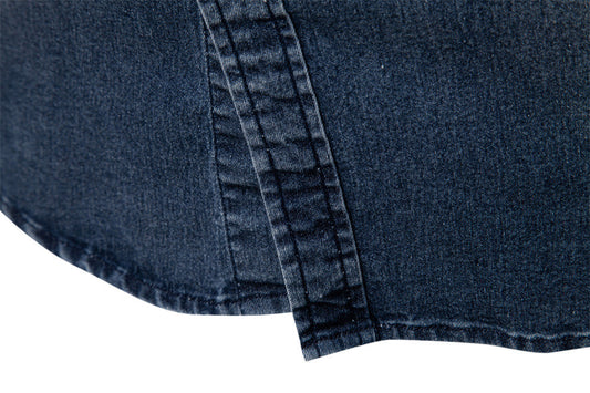 Men's Casual Long Sleeve Denim Shirts