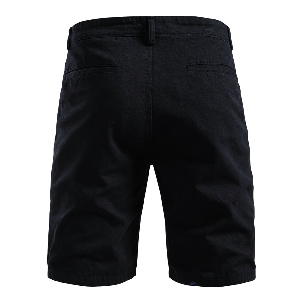 Men’s Solid Utility Workwear Cotton Shorts