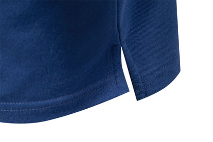 Men’s Gradient Floral Cotton Polo Shirts